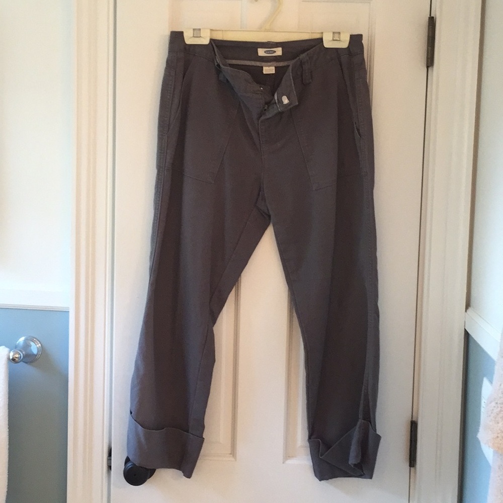 Old Navy slate capris